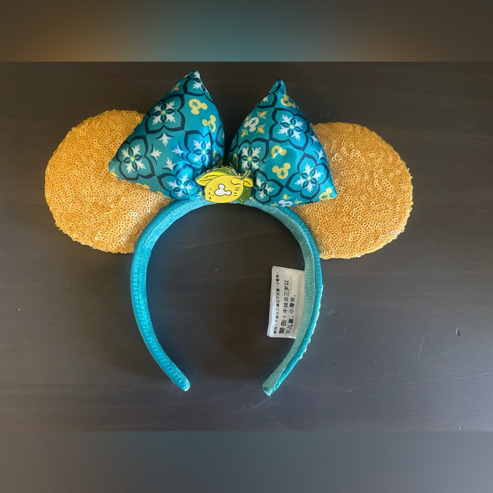 Disney Parks Epcot Italy Pavilion “Saluti Limoncello” Minnie Ears 🍋🇮🇹✨